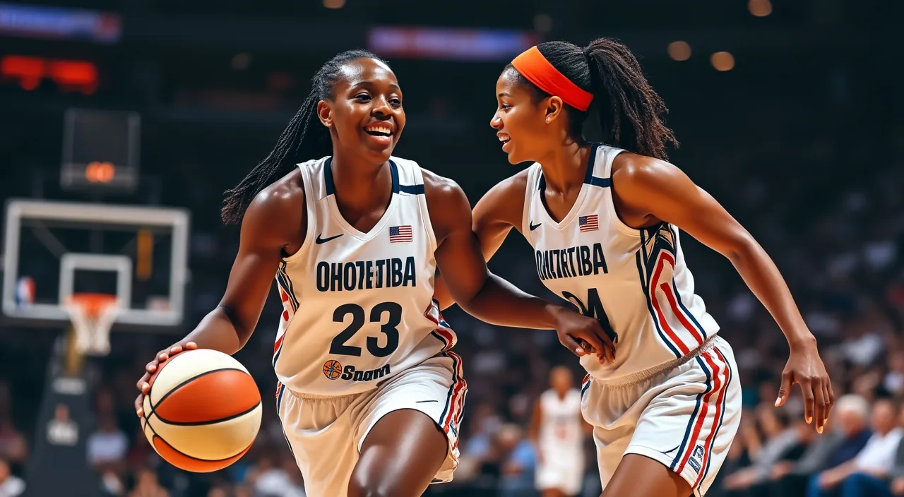 La Française qui enchante la WNBA : Éclat et complicité sur le parquet